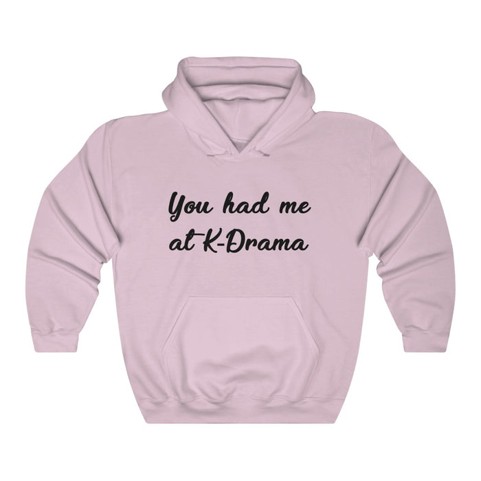 You Had Me At K-Drama Hoodie - Trendy Winter Kpop Hoodies Kpop Fashion - Kpop Hooded Sweater