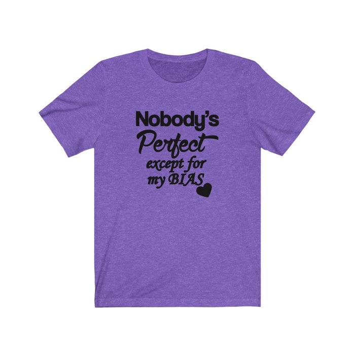 Nobody's Perfect Except For My Bias Love T-Shirt - Trendy Kpop T-shirts - Kpop Classic T-Shirt