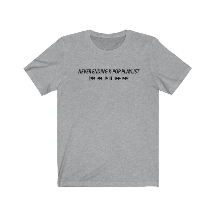 Never Ending K-Pop Playlist T-Shirt - Trendy Kpop T-shirts - Kpop Classic T-Shirt