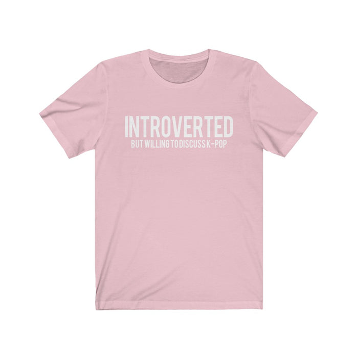 Introverted But Willing To Discuss K-Pop T-Shirt - Trendy Kpop T-shirts - Kpop Classic T-Shirt