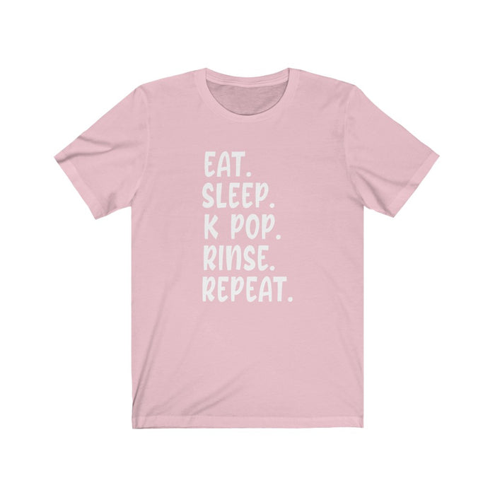 Eat Sleep K Pop Rinse Repeat T-Shirt - Trendy Kpop T-shirts - Kpop Classic T-Shirt