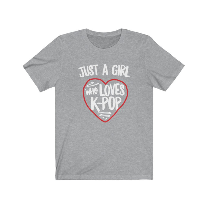 Just A Girl Who Loves K-Pop  T-Shirt - Trendy Kpop T-shirts - Kpop Classic T-Shirt