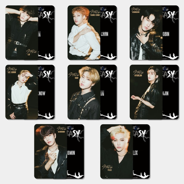 8pc/set Stray Kids Album NOEASY Postcard Card-Stray Kids Photo Card 9*5.4cm  Gifts