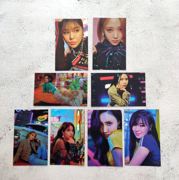 8pcs/set Kpop MAMAMOO Photocard New album K-pop card postcard photo card