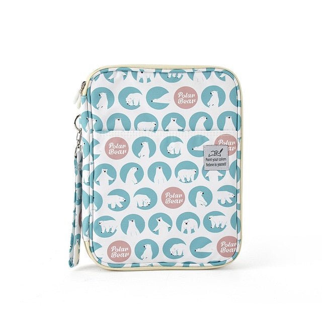 96/192 Holes Cat Pencil Case School for Girls Boys Large Capacity Cartridge Supplies Cute Kawaii Pen Bag Big Stationery Box Kit