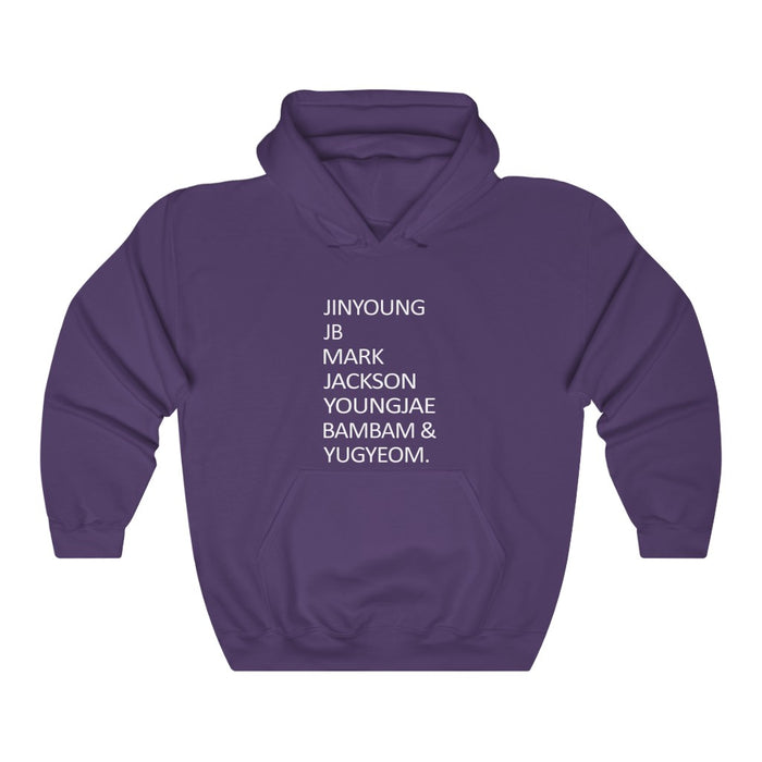 GOT7 Jinyoung Jb Mark Jackson Youngjae Bambam & Yugyeom Hoodie - GOT7 Hoodies - Kpop Pullover Hoodie