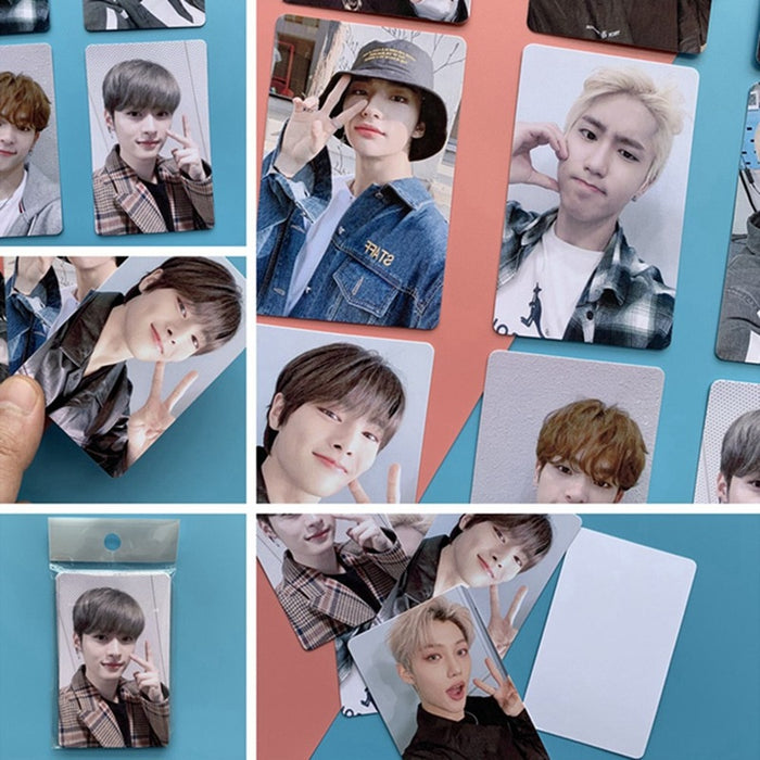 9Pcs/Set Kpop Stray Kids Photo Card Yellow Miroh Yellow Wood Album Lomo Card Photocard For Fans Collection Gift