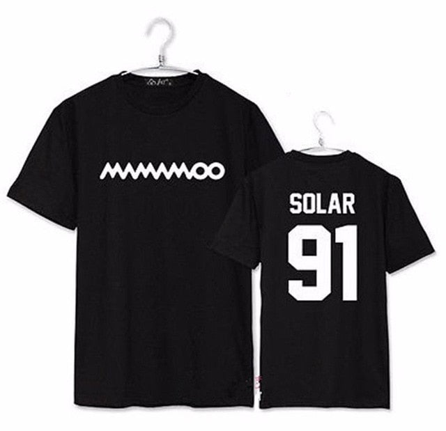 MAMAMOO T-shirt Unisex Tee Kpop Tshirt WHEEIN MOONBYUL HWASA SOLAR