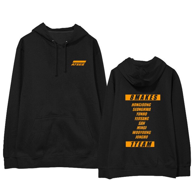 ATEEZ Kpop Hoodie Hooded Women Men Sweatshirt tshirts   ATEEZ Kpop Sweatshirt Kpop - Kpopshop