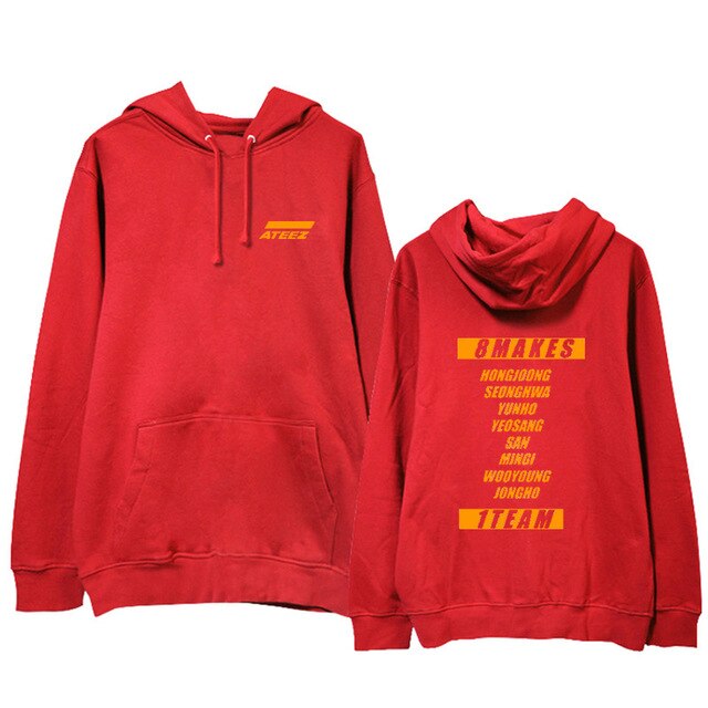 ATEEZ Kpop Hoodie Hooded Women Men Sweatshirt tshirts   ATEEZ Kpop Sweatshirt Kpop - Kpopshop