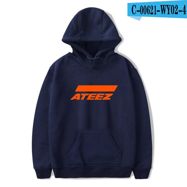 ATEEZ Men/women 2021 New Fashion Hip Hop Hoodies High Quality Streetwear Hoodies ATEEZ Men's Sweatshirt Print Casual