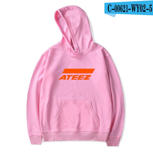 ATEEZ Men/women 2021 New Fashion Hip Hop Hoodies High Quality Streetwear Hoodies ATEEZ Men's Sweatshirt Print Casual