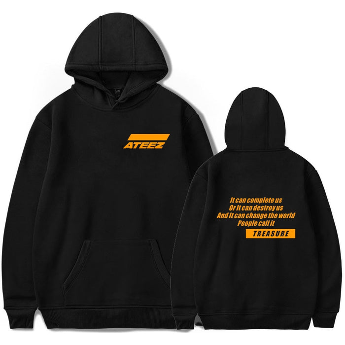 ATEEZ Men/women 2021 New Fashion Hip Hop Hoodies High Quality Streetwear Hoodies ATEEZ Men's Sweatshirt Print Casual