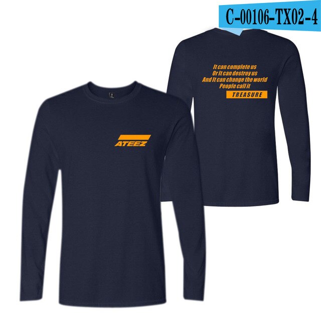 ATEEZ T-shirt Tops New Korean Team  New Style Plus Size Kpop 4XL - Kpopshop