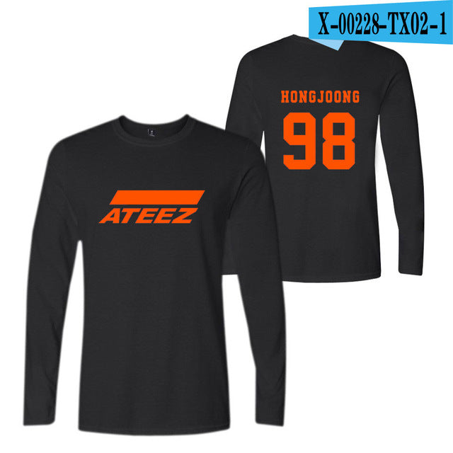 ATEEZ T-shirt Tops New Korean Team  New Style Plus Size Kpop 4XL - Kpopshop