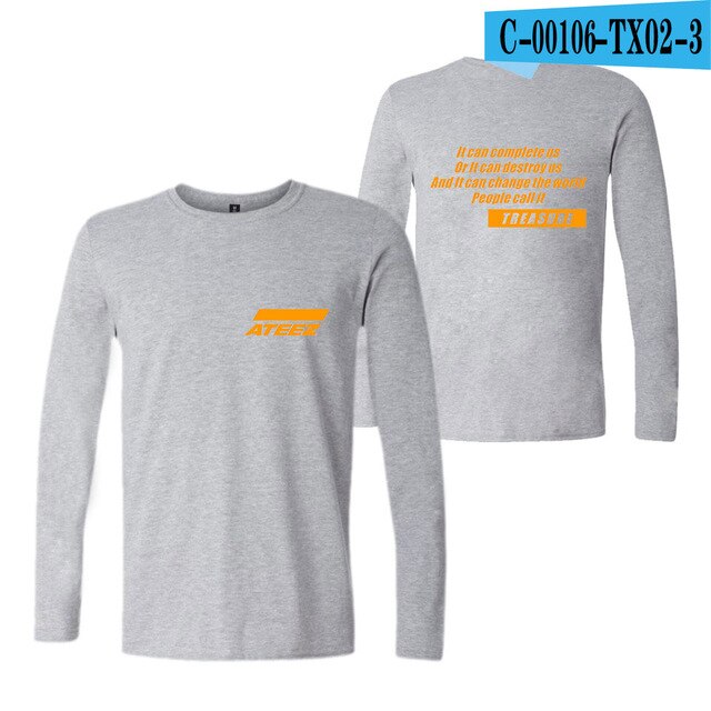 ATEEZ T-shirt Tops New Korean Team  New Style Plus Size Kpop 4XL - Kpopshop