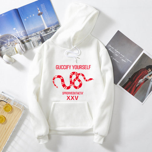 ATEEZ Women Brand Pullover Snake Sweatshirt Korean  Unisex  Hooded - Kpopshop