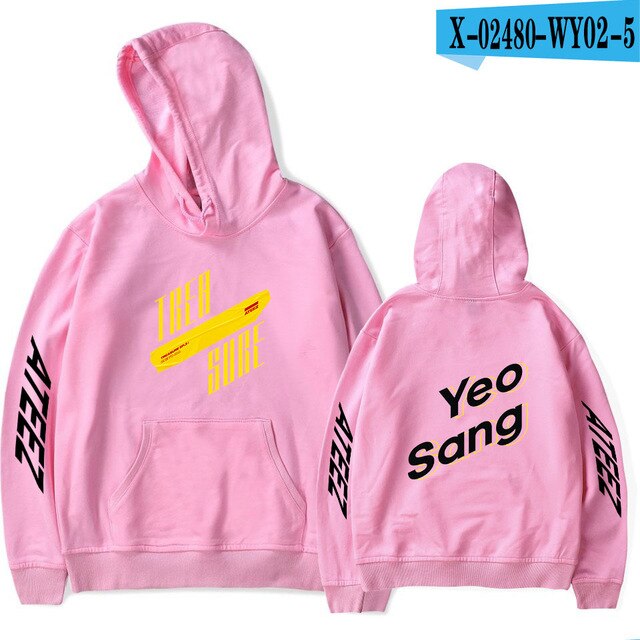 ATEEZ hoodies men/womens sweatshirt autumn winter pop singer ATEEZ Black boy Hoodie sudaderas Jacket winter kpop pullover tops