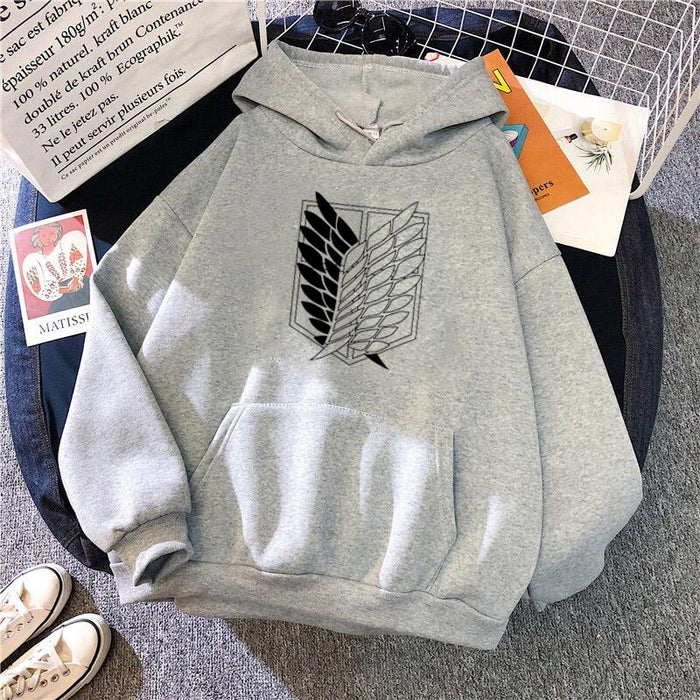 Anime Attack on Titan Cosplay Hooded Sweater Hoodie Jacket  3D Printed Sweatshirts Scouting Legion