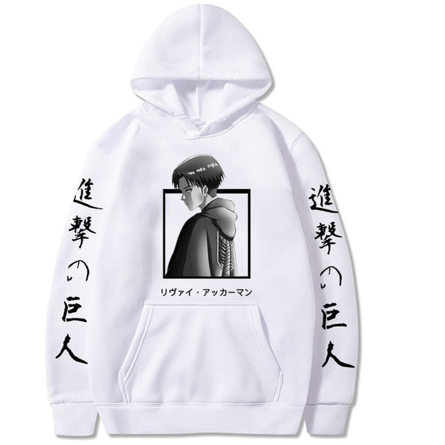Anime Attack on Titan Pullovers Tops Long Sleeves Hoodie Male