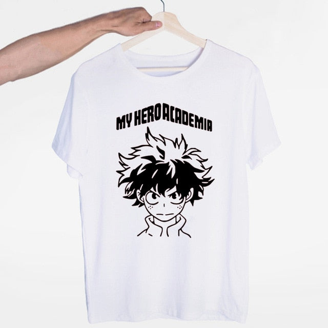 Anime My Hero Academia Izuku Midoriya Cosplay Boku No Hero Academia T-shirts Short Sleeve  Womens Fashion 2020