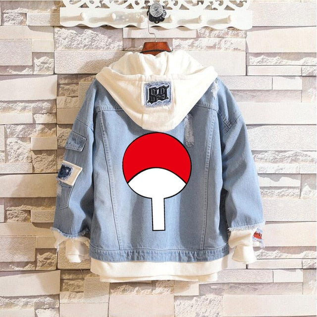 Anime  Attack on Titan Fate Blue Denim Jacket Hoodie For Girls Boys Spring Coat