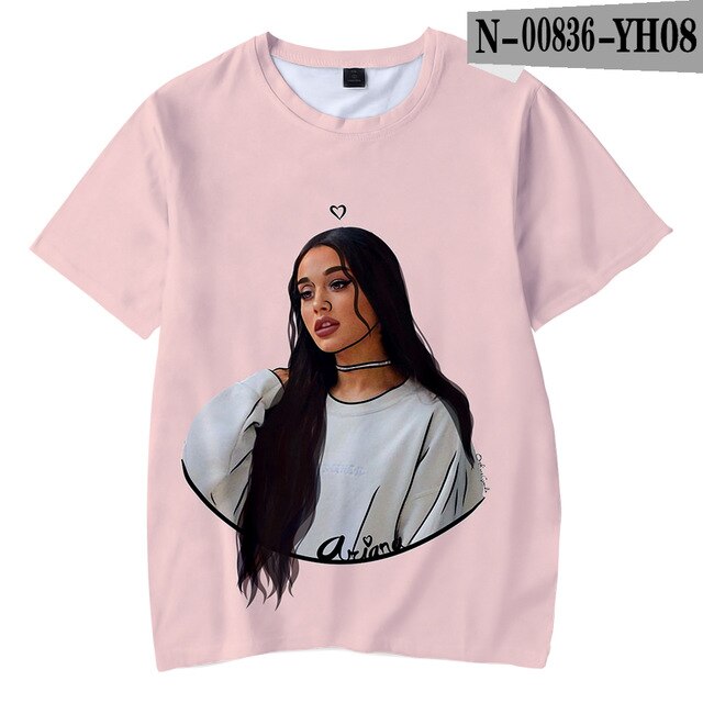 Ariana Grande Child Thank you next boy girl New Kpop Ariana Grande Hot Ladies T-shirt - Kpopshop