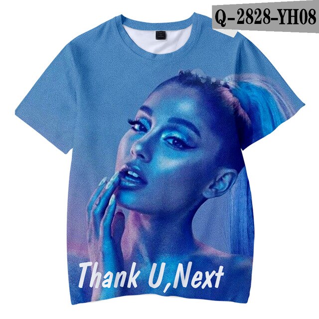 Ariana Grande Child Thank you next boy girl New Kpop Ariana Grande Hot Ladies T-shirt - Kpopshop