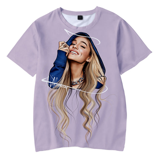 Ariana Grande Child Thank you next boy girl New Kpop Ariana Grande Hot Ladies T-shirt - Kpopshop