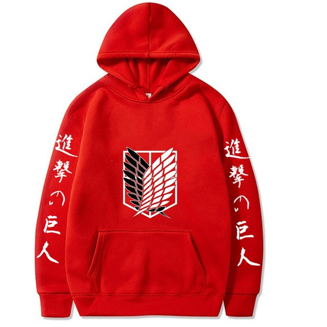 Anime Attack on Titan Hoodie Fashion Pullovers Casaul Tops