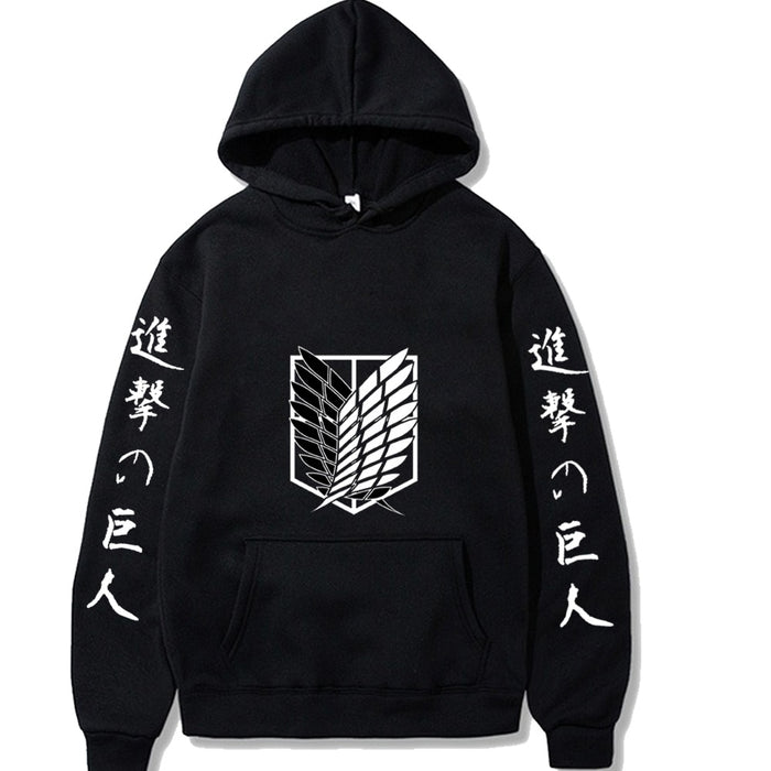 Anime Attack on Titan Hoodie Fashion Pullovers Casaul Tops