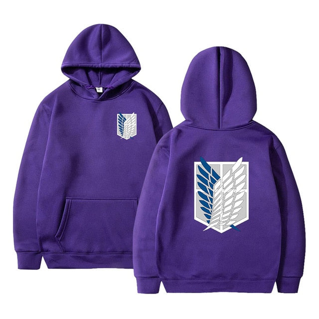 Attack on Titan Hoodie Men Fashion Loose Pullovers Casaul Tops oversize hoodie