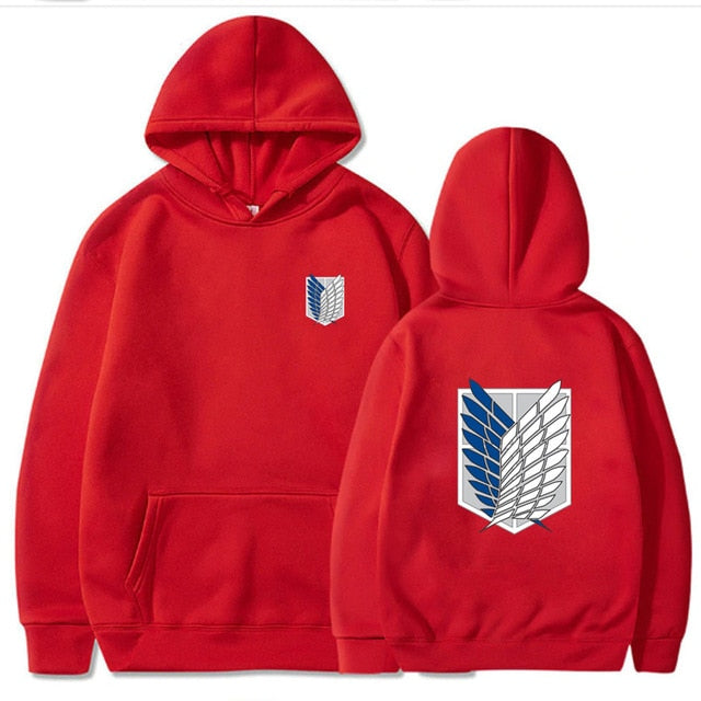 Attack on Titan Hoodie Men Fashion Loose Pullovers Casaul Tops oversize hoodie