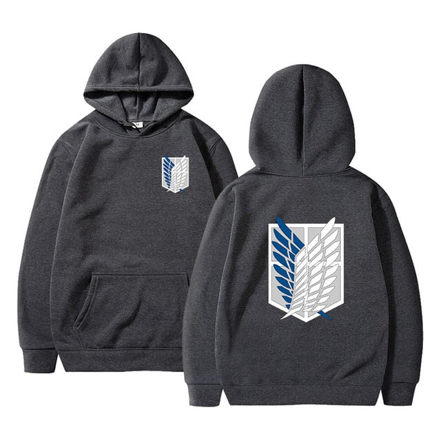 Attack on Titan Hoodie Men Fashion Loose Pullovers Casaul Tops oversize hoodie