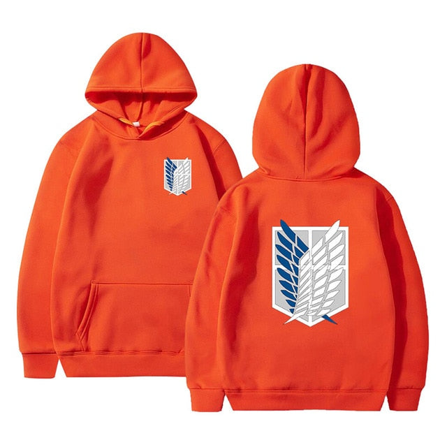 Attack on Titan Hoodie Men Fashion Loose Pullovers Casaul Tops oversize hoodie