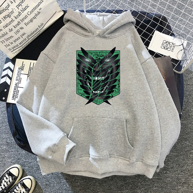 Attack on Titan Hoodie Men Fashion Loose Pullovers Casaul Tops