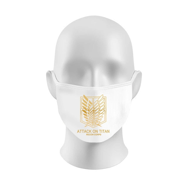 Attack on Titan Scout Legion Mask Red Cloud Mask Dustproof Anime Cosplay Akatsuki Uchiha Sasuke Itachi Mask