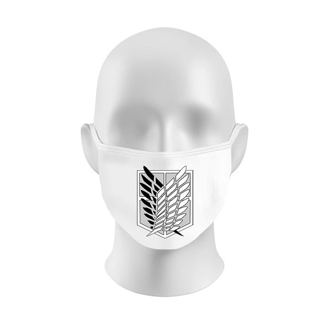 Attack on Titan Scout Legion Mask Red Cloud Mask Dustproof Anime Cosplay Akatsuki Uchiha Sasuke Itachi Mask