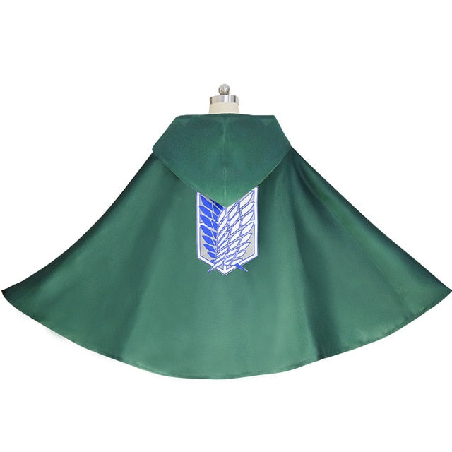 Anime Attack on Titan Shingeki no Kyojin Cosplay Costumes Set Recon Corps Leather Shorts Harness Belt Apron Skirt Scouting Legion Cape
