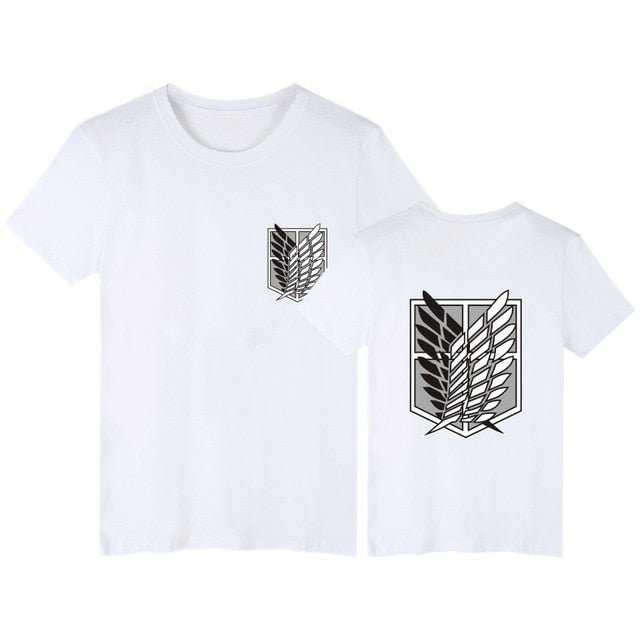 Attack on Titan t shirt anime plus size tops tees summer tops mens short sleeve tshirt cartoon streetwear t-shirt boys clothes