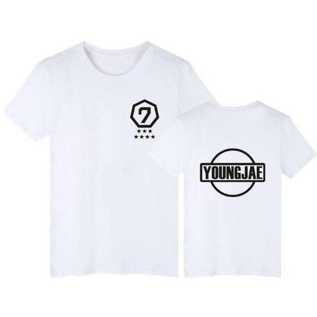 Kpop Newest BAMBAM TShirts GOT7 Kpop JB JR Jackson Short Sleeve T-shirts With GOT 7 K-POP Hip Hop T Shirt Women Cotton Tee Shirt femme that you'll fall in love with. At an affordable price at KPOPSHOP, We sell a variety of BAMBAM TShirts GOT7 Kpop JB JR Jackson Short Sleeve T-shirts With GOT 7 K-POP Hip Hop T Shirt Women Cotton Tee Shirt femme with Free Shipping.