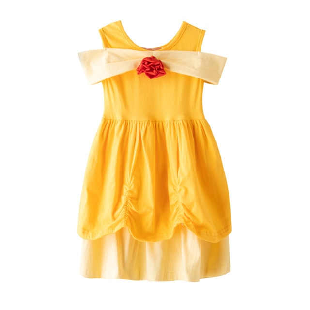 Baby Girls Dresses Snow White Children Dresses For Girls Princess Dress Minnie Rapunzel Bell Jasmine Bell Christmas Kids - Kpopshop