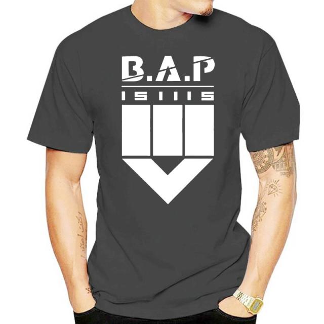 Bap B.A.P 151115 Come Back Album Same Printing O Neck Short Sleeve Loose T Shirt For Summer Kpop Fashion T-Shirt