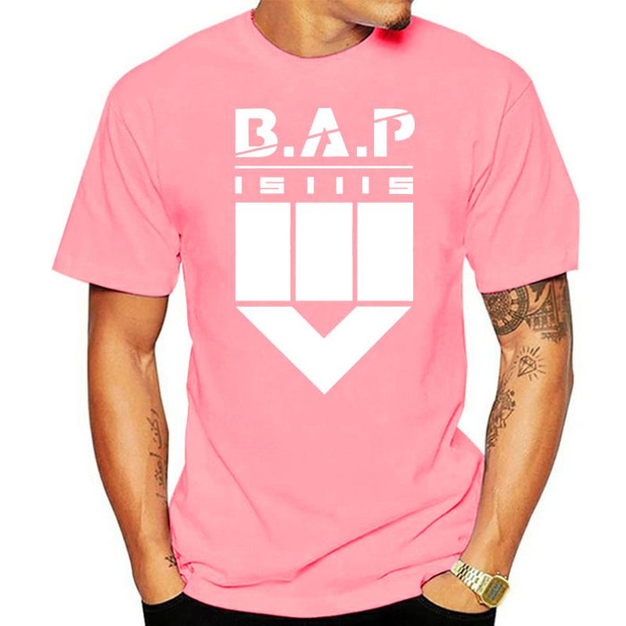 Bap B.A.P 151115 Come Back Album Same Printing O Neck Short Sleeve Loose T Shirt For Summer Kpop Fashion T-Shirt