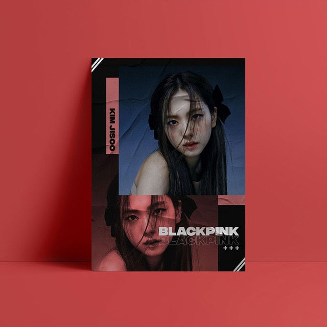  Beautiful Idol Girl Group Posters Canvas Painting Kpop Black Poster Pink Wall Decor Wall Art Picture Room Decor Home Decor