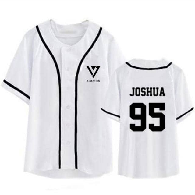 Kpop Newest Black White Cardigan Harajuku T Shirt Seventeen 17 Baseball Button Up Tee Shirt Casual Summer Hip Hop Style Tshirt Streetwear that you'll fall in love with. At an affordable price at KPOPSHOP, We sell a variety of Black White Cardigan Harajuku T Shirt Seventeen 17 Baseball Button Up Tee Shirt Casual Summer Hip Hop Style Tshirt Streetwear with Free Shipping.