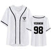 Kpop Newest Black White Cardigan Harajuku T Shirt Seventeen 17 Baseball Button Up Tee Shirt Casual Summer Hip Hop Style Tshirt Streetwear that you'll fall in love with. At an affordable price at KPOPSHOP, We sell a variety of Black White Cardigan Harajuku T Shirt Seventeen 17 Baseball Button Up Tee Shirt Casual Summer Hip Hop Style Tshirt Streetwear with Free Shipping.
