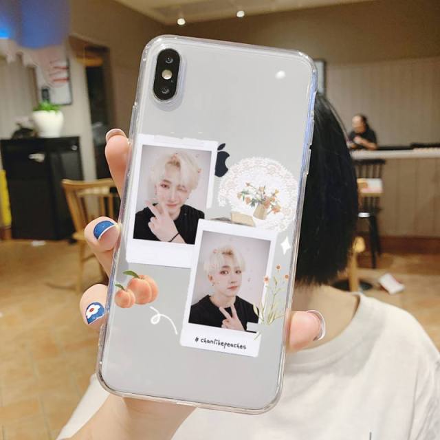 Stray kids kpop Phone Case Transparent soft For iphone 5 5s 5c se 6 6s 7 8 11 12 plus mini x xs xr pro max tpu cover