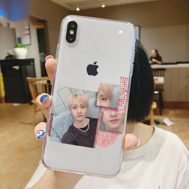 Stray kids kpop Phone Case Transparent soft For iphone 5 5s 5c se 6 6s 7 8 11 12 plus mini x xs xr pro max tpu cover