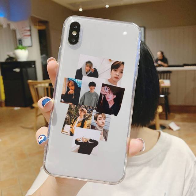 Stray kids kpop Phone Case Transparent soft For iphone 5 5s 5c se 6 6s 7 8 11 12 plus mini x xs xr pro max tpu cover